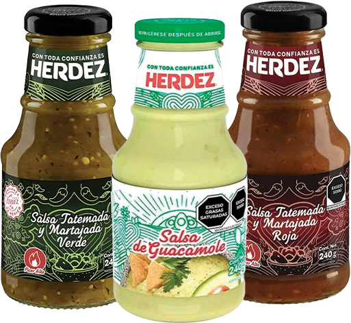 Salsa Herdez Guacamole, Martajada Roja o Verde 240g